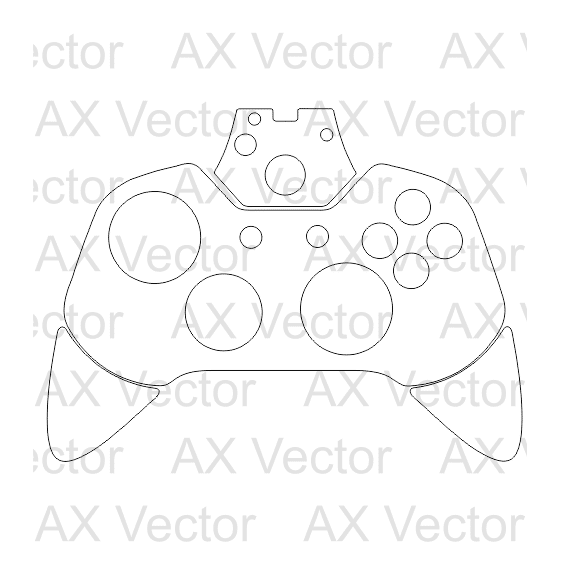 Download Xbox One Controller Vector Template